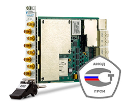 NI PXIe-6674T модульный частотомер-генератор сигналов синхронизации внесен в Госреестр СИ РФ