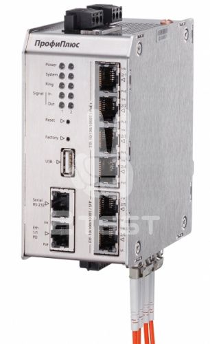 7-портовый промышленный гигабитный коммутатор Ethernet ПрофиПлюс PT735919