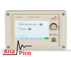 Новая опция  сенсорный экран для заказчиков и пользователей генераторов серии AnaPico RFSG