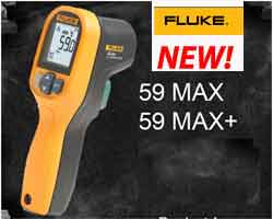 Fluke 59 MAX, Fluke 59 MAX+  - представляем новые модели бюджетных пирометров