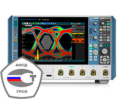 В Росии сертифицированы старшие модели цифровых осциллографов серии R&S RTP