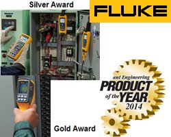 ИК термометр Fluke VT02 и измерительная система Fluke CNX  получили престижную награду