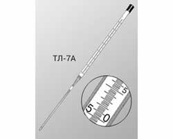 ТЛ-7, ТЛ-7А термометры лабораторные для бактериологических термостатов