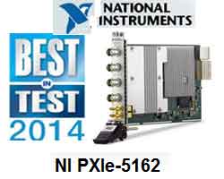  NI PXIe-5162     Best in Test - 2014
