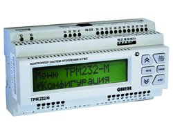 ОВЕН ТРМ232 – новый контроллер для одно- и двухконтурных систем отопления и ГВС 
