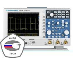 Многофункциональный бюджетный цифровой осциллограф R&S RTC1002 в Госреестре СИ РФ