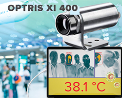 Optris Xi 400 система контроля температуры индивидуума в местах большого скопления
