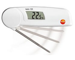 Миниатюрный цифровой термометр testo 103 для пищевой промышленности