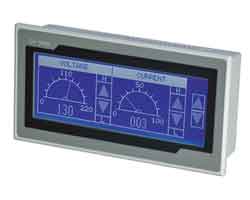 Autonics GP-2480 графическая панель  для систем управления и контроля на базе ПЛК